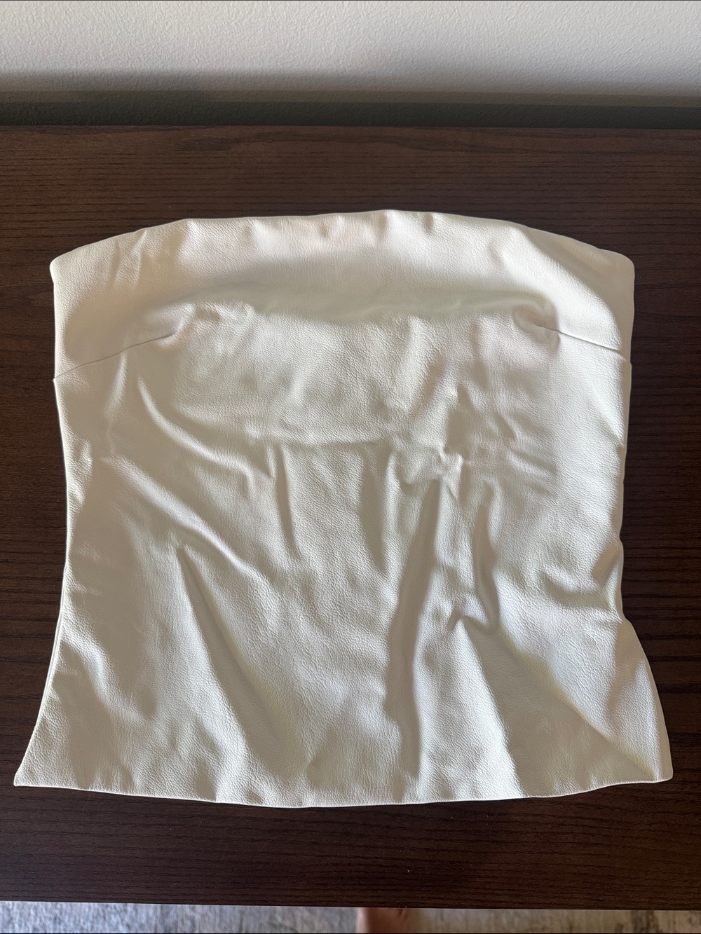naked wardrobe White Strapless Bandeau Top